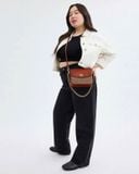  Túi Đeo Chéo Coach Cassie Crossbody Bag 19 In Signature Canvas Màu Nâu Logo CV436 