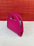  Túi Đeo Chéo Mini Coach Top Handle Card Case Màu Hồng CU319 