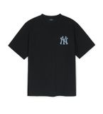  Áo Phông MLB Denimlike MONOGRAM Big Lux Over Fit T Shirts NEW YORK YANKEES 3ATSM0953-50BKS 