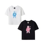 Áo Crop Top WHOAU Painting Steve Crop T-Shirt Powhrpe2596F Màu Trắng / Đen 