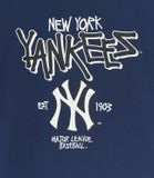  Áo Phông MLB Basic Big Logo Mega Over Fit T Shirts NEW YORK YANKEES  3ATSB0553-50NYS Màu Xanh Navy 