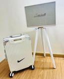  Vali Nike Silhouette Stick Smile Màu Trắng Size 22 Xách Tay Cabin 