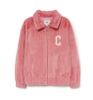 Áo Khoác Lông MLB Ecofur Varsity Jacket CLE Màu Hồng 3AFDVO236-45PKM