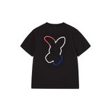  Áo Phông ADLV French Rabbit Silhouette Woman Màu Đen 