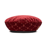 Mũ Nồi MLB Diamond Monogram Velvet Beret Boston Red Sox 3ACBVG016-43WIS 