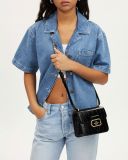  Túi Xách Coach Morgan Square Crossbody Màu Đen Da Sần 