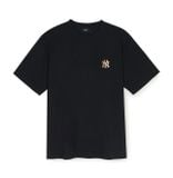  Áo Phông MLB New Year Snake Cartoon Graphic Over Fit T-Shirts New York Yankees 3Atsq0251-50Bks Màu Đen 
