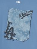  Áo Phông MLB Denimlike Monotive Over Fit T Shirts LOS ANGELES DODGERS 3ATSM1053-07SBD Màu Xanh 