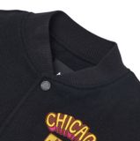  Áo Khoác MLB City Baseball Varcity Jumpers Chicago White Sox 3Ajpc0124-44Bks 
