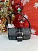 Túi Đeo Vai Michael Kors MK Colby Extra-Small Empire Monogram Shoulder Bag Màu Đen Logo