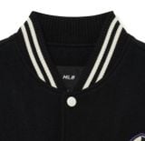  Áo Khoác Bomber MLB Wappen Play Wool Varsity Varsity New York Yankees 3AJPV0234-50BKS Màu Đen 