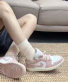  Giày Thể Thao Nike Air Jordan 1 Low Pink Oxford DC0774-162 Màu Hồng Nhạt 