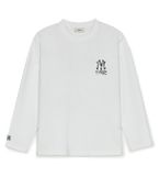  Áo Phông Tay Dài MLB Basic Mega Logo Loose Fit Long Sleeve T Shirts NEW YORK YANKEES 3ATSB0351-50WHS Màu Trắng 