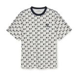  Áo Phông MLB Classic MONOGRAM Sportive Allover Over Fit T Shirts NEW YORK YANKEES 3ATSM0553-50CRS Màu Trắng 