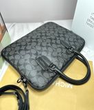  Túi Đeo Chéo Coach Liam Compact Brief In Signature Canvas CJ630 Màu Đen 