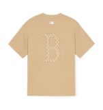  Áo Phông MLB Classic MONOGRAM Big Lux Over Fit T Shirts BOSTON REDSOX 3ATSM0653-43BGL Màu Nâu 