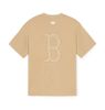 Áo Phông MLB Classic MONOGRAM Big Lux Over Fit T Shirts BOSTON REDSOX 3ATSM0653-43BGL Màu Nâu