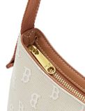  Túi Đeo Chéo MLB Classic MONOGRAM Jacquard Cross Bag BOSTON REDSOX 3ACRM015N-43BGL Màu Trắng xám 