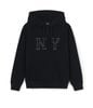 Áo Hoodie MLB Coopers Big Logo Mega Overfit Hoodie NEW YORK YANKEES Màu Đen 3AHDB3044-50BKS
