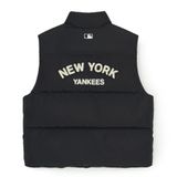  Áo Khoác Gile MLB Varsity Padded Vest New York Yankees Màu Đen 3ADVV1046 