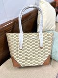  Túi Tote Michael Kors Gigi Aria Large Empire Logo Jacquard Tote Bag in Blue 