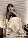  Giày Thể Thao MLB Chunky Runner Sl New York Yankees Gray 3Ashcrl3N-50Grs 