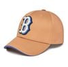 Mũ Lưỡi Trai MLB Monotive Structured Ball Cap Boston Red Sox 3ACPP023N-43SAS Màu Nâu Phom Cứng