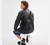  Túi Đeo Chéo Coach Edge L Pack Backpack Sling Bag Màu Đen Logo CW347 