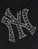  Áo Hoodie MLB Classic MONOGRAM Big Lux Hoodie NEW YORK YANKEES 3AHDM0251-50BKS Màu Đen 