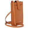 Túi Đeo Chéo Marc Jacobs Groove Leather Phone Crossbody Bag in Smoked Almond S107L01SP21 Màu Nâu