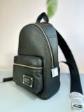  Balo MARC JACOBS Logo Plate Leather Backpack Size M Màu Đen 