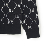  Áo Sweat MLB Jacquard Dia MonogramNew York Yankees Sweatshirts Màu Đen 3AMTM0141-50BKS 
