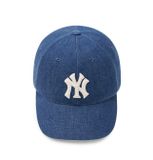  Mũ Lưỡi Trai MLB Denim New Structured Ball Cap NEW YORK YANKEES 3ACPD015N-50INS Màu Xanh 