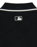  Áo Polo MLB Dia MONOGRAM Tonal Jarcquard Polo T Shirts NEW YORK YANKEES  3APQM0253-50BKS Màu Đen 
