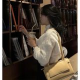  Túi Đeo Vai Find Kapoor Marty Brick Bag 24 Crinkled - Beige 