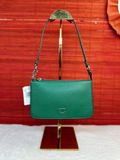 Túi Đeo Vai Coach Pouch Bag With Signature Canvas Màu Xanh Lá CJ797 