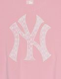  Áo Sweat MLB Classic MONOGRAM Big Lux Sweatshirts NEW YORK YANKEES 3AMTM0451-50PKM Màu Hồng 