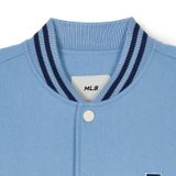  Áo Khoác Bomber MLB Public Wool Big Lux Varsity Jacket 3AJPV0541-07SBS Màu Xanh 
