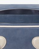  Túi Đeo Chéo FIND KAPOOR Heart Blockback 22 Crinkled - Blue Ivory Màu Xanh Kem 