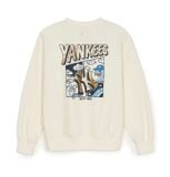  Áo Nỉ Sweater MLB New Year Snake Cartoon Graphic Overfit Sweatshirts NEW YORK YANKEES 3AMTQ0151-50CRS Màu Trắng 