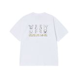  Áo Phông ADLV Mugshot Alien Short Sleeve T-Shirt Trắng 