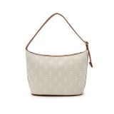  Túi Đeo Vai MLB Classic MONOGRAM Jacquard Hobo Bag BOSTON REDSOX Màu Xám 3ABQM015N-43BGL 