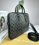  Túi Đeo Chéo Coach Liam Compact Brief In Signature Canvas CJ630 Màu Đen 