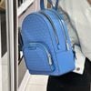 Balo Michael Kors Jaycee Medium Logo Women's Backpack Electric Blue Màu Xanh Logo