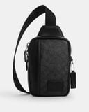  Túi Đeo Chéo Coach Edge L Pack Backpack Sling Bag Màu Đen Logo CW347 