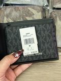  Ví Nam Michael Kors Men Cooper Billfold with Passcase Màu Đen Logo 