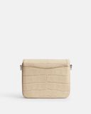  Túi Đeo Chéo Coach Cassie Croc-Embossed Crossbody Bag CV435 Màu Trắng Ngà 
