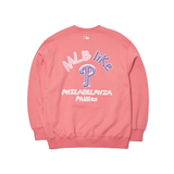  Áo Sweat MLB Like Ice Back Philadelphia Phillies Sweatshirt Màu Hồng Cam 3AMTL5116-10COS 