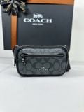 Túi Đeo Hông Coach Mini Belt Bag In Signature Canvas CN503 Màu Đen Logo 