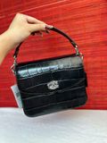  Túi Đeo Vai Coach Cassie Croc-Embossed Crossbody Bag 